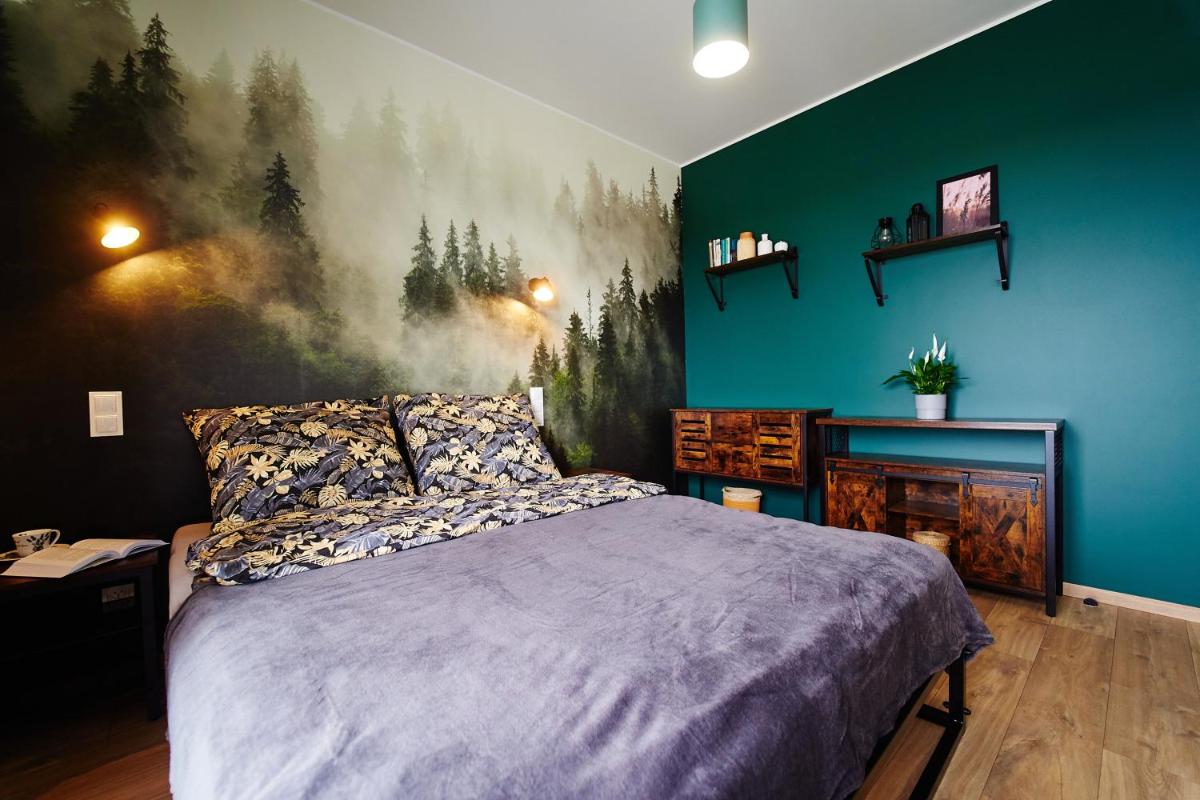 Apartament ,, COŚ NIECOŚ ,, Suwałki LOFT, KLIMATYZACJA, PRYWATNY PARKING, MONITOROWANE ZAMKNIĘTE OSIEDLE