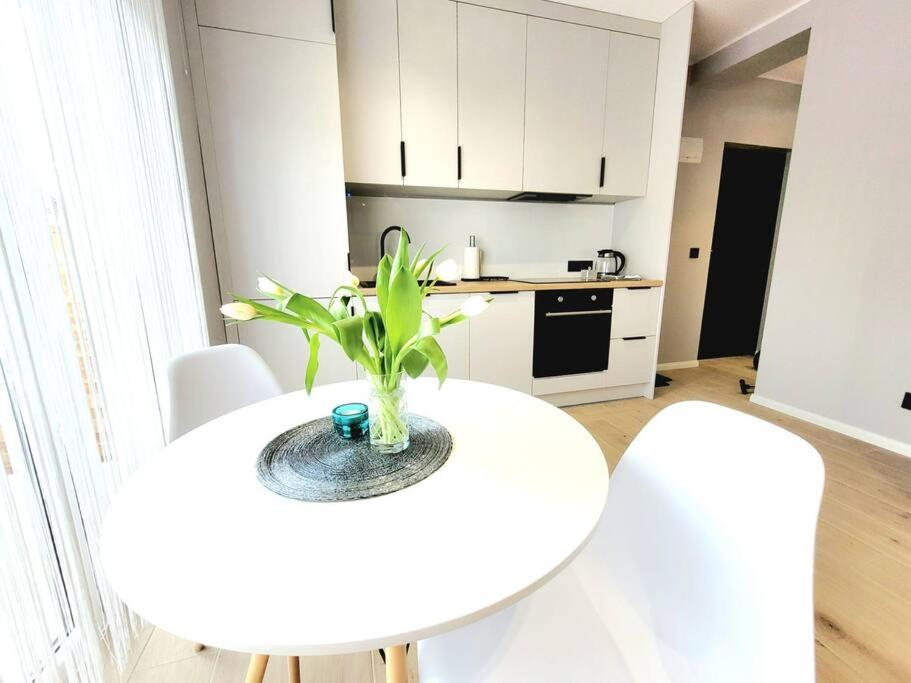 Apartament z tarasem, klimatyzacją i darmowym parkingiem przy Centrum