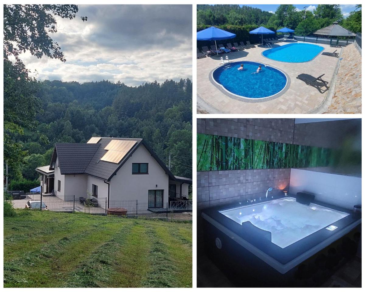DOM NA WYŁĄCZNOŚĆ Bieszczady 280 m2 z Salą Bankietową, Jacuzzi, Sauną, Balią oraz 2 baseny z podgrzewaną wodą - Rezydencja Matiaszówka