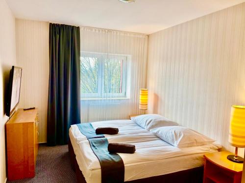 LAS SŁUPSKI PREMIUM BUSINESS APARTAMENT NR 7 Wifi Netflix Smart TV50 two bedrooms two extra large double beds up to 6 people full pleasure quality stay