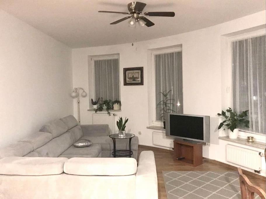 Apartament nad rzeką przy parku zamkowym