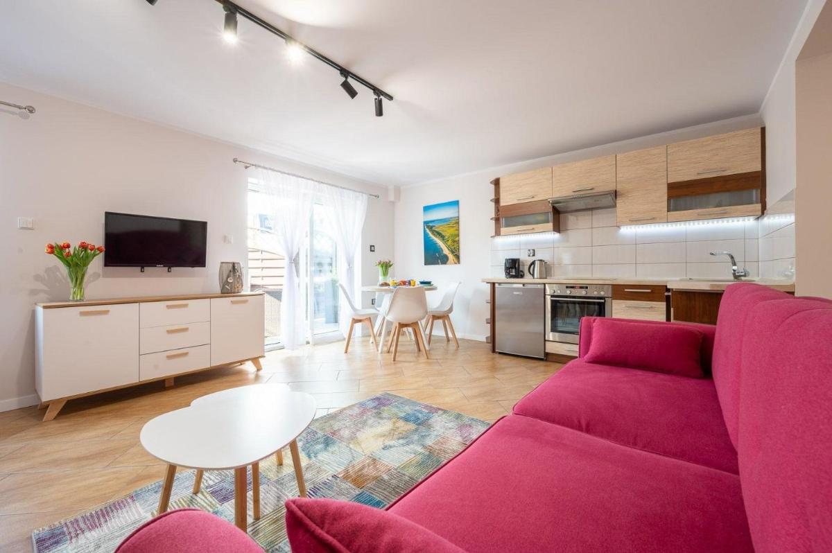 Wohnung in Darłowo mit Terrasse