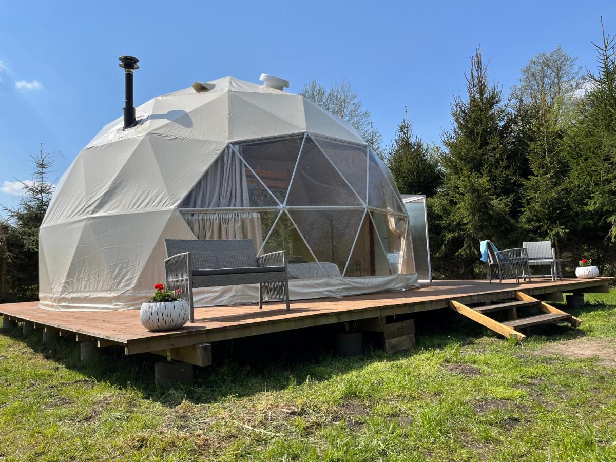 Glamping w sercu mazur z prywatna plaża