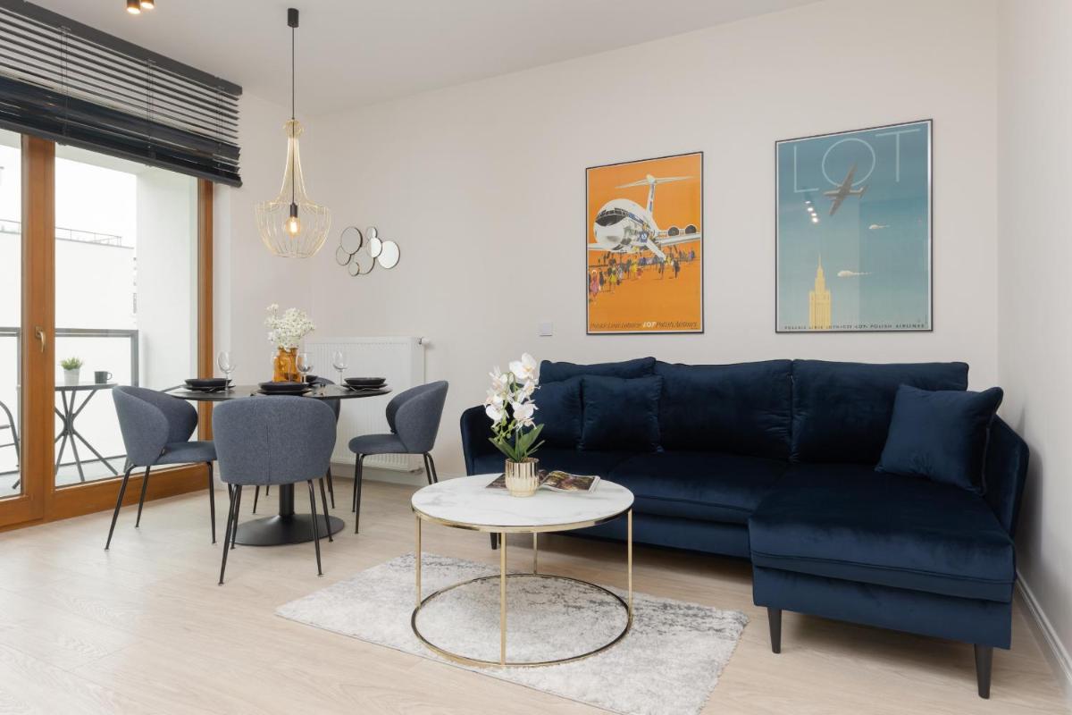 Pozytywny Mokotów Apartment with Balcony Warsaw by Noclegi Renters